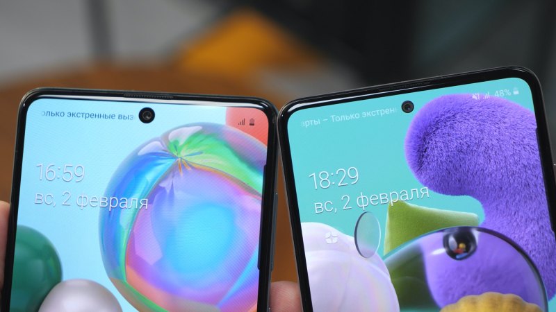 Samsung Galaxy a51 фотокамеры
