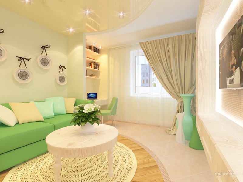 Перепланировка трехкомнатной хрущевки 56 м.кв