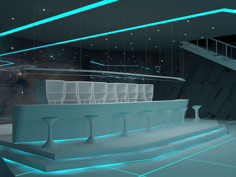 Tron Legacy интерьер