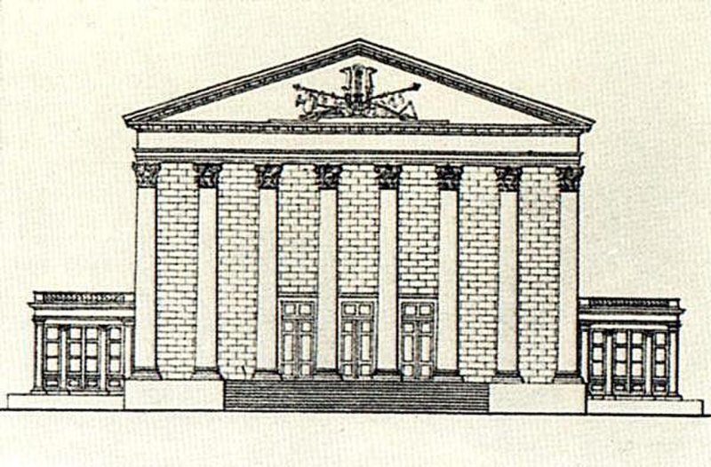 Классицизм в архитектуре рисунок