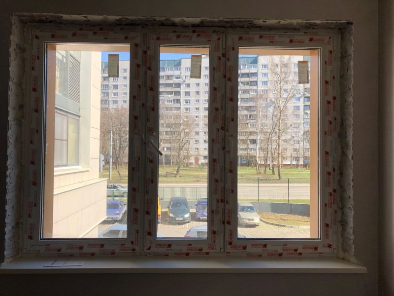Окно ПВХ без откосов