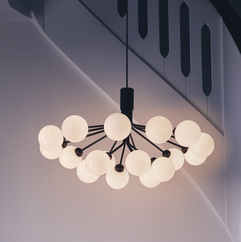 Apiales 9 Brushed Brass