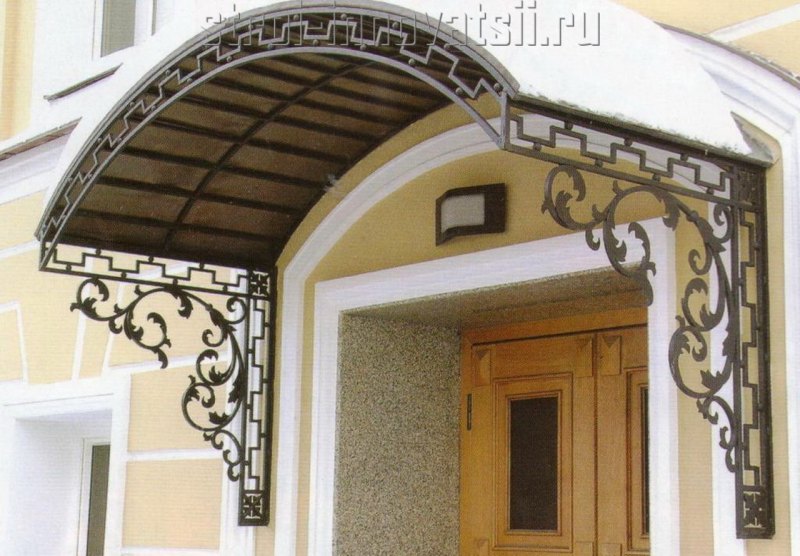 Козырек из поликарбоната