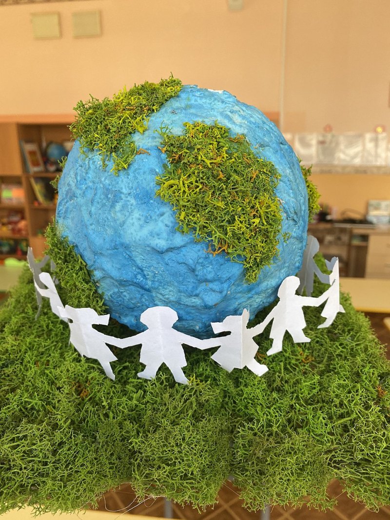 Поделка ко Дню Земли 22 апреля «Земля - мой дом» 🌎🌈☀️ ⠀ Невероятно красив | Instagram