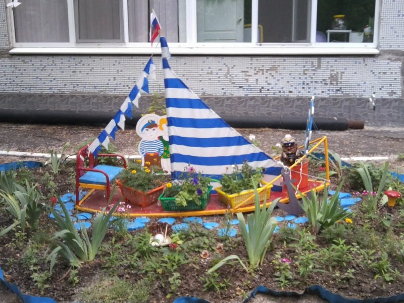 Кораблик на детскую площадку