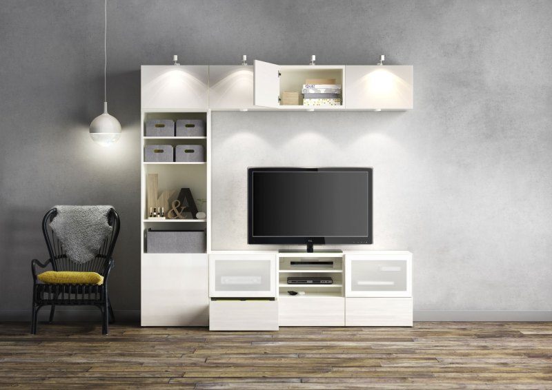 Besta ikea гостиная