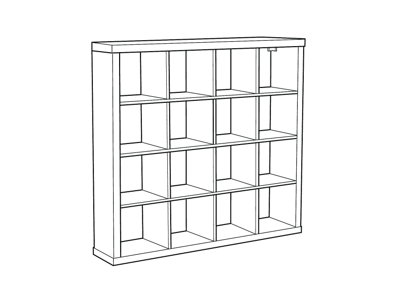 Ikea Billy Kallax