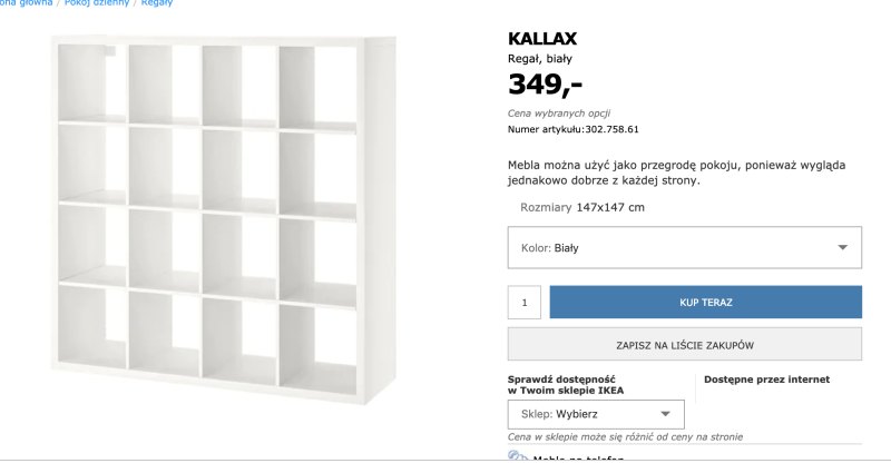 Kallax каллакс стеллаж с 6 вставками, белый112x147 см