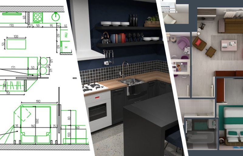 Планировка квартиры 2d