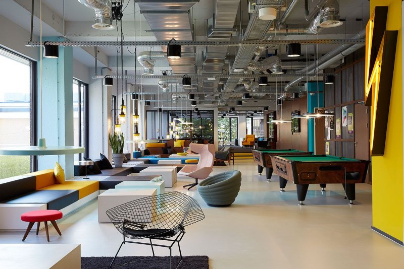 The student Hotel Amsterdam интерьер