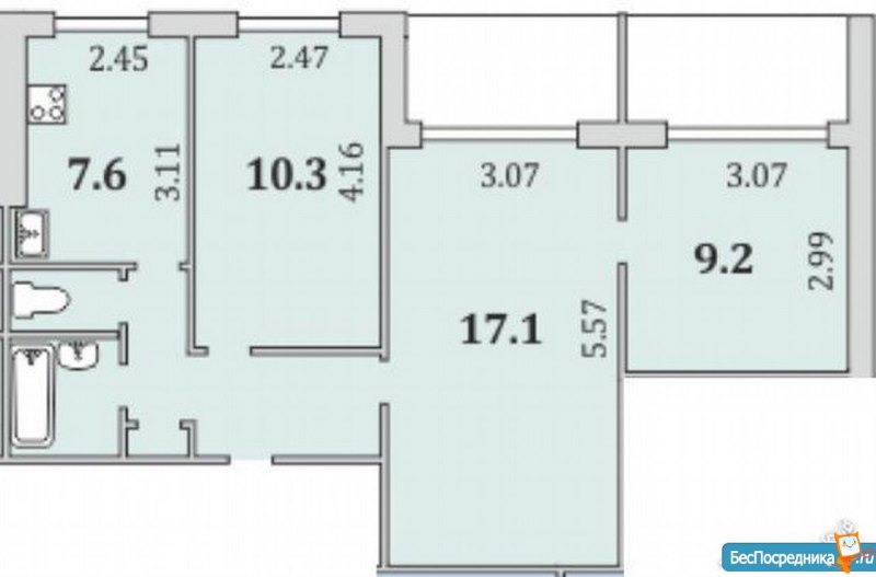 План квартир 464 серии