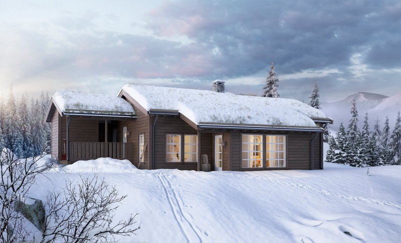 Wooden House норвежский лафет