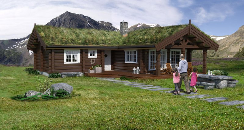 Норвежский дом Prefab