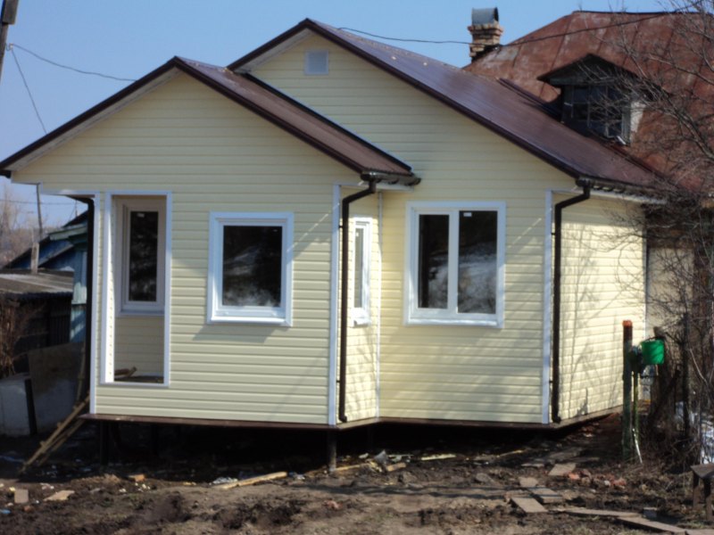 Пристрой к старому дому