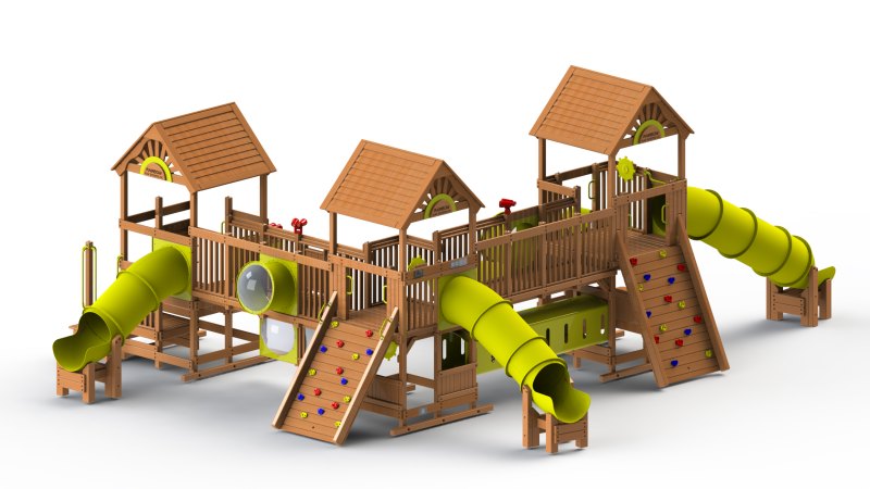 Спортивно-игровой комплекс Rainbow Play Systems Play Village 3c
