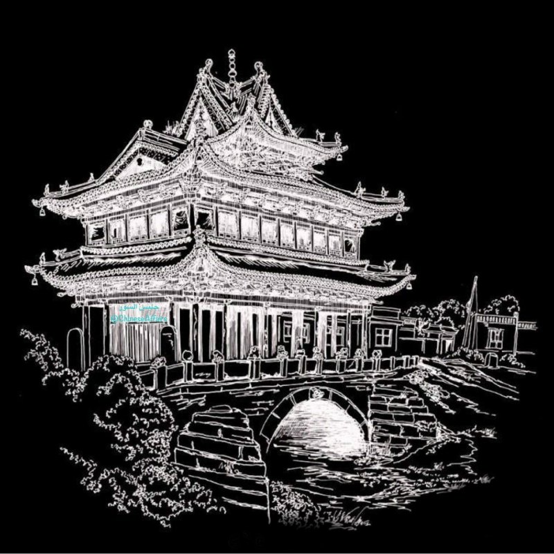 Китайская фанза рисунок